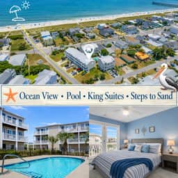 Pelican's Rest | Ocean View + Pool + 200 Steps to Beach