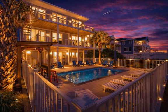 OceanFront - X5 Master bedrooms - Beach Front Pool & Tiki bar