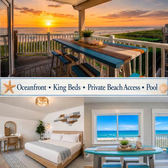 Sun drenched panoramic ocean views 3 king suites